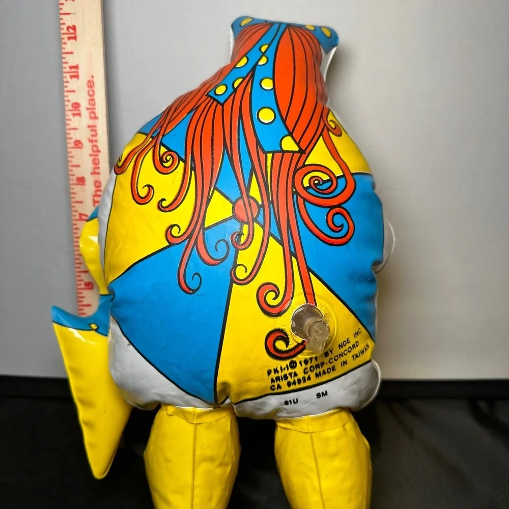 Vintage 1971 Inflatable The Letter People Miss‎ U Upsy Daisy Umbrella Arista C